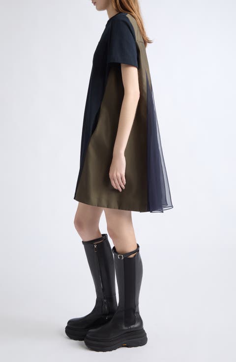 Mixed Media T-Shirt Dress (Nordstrom Exclusive)