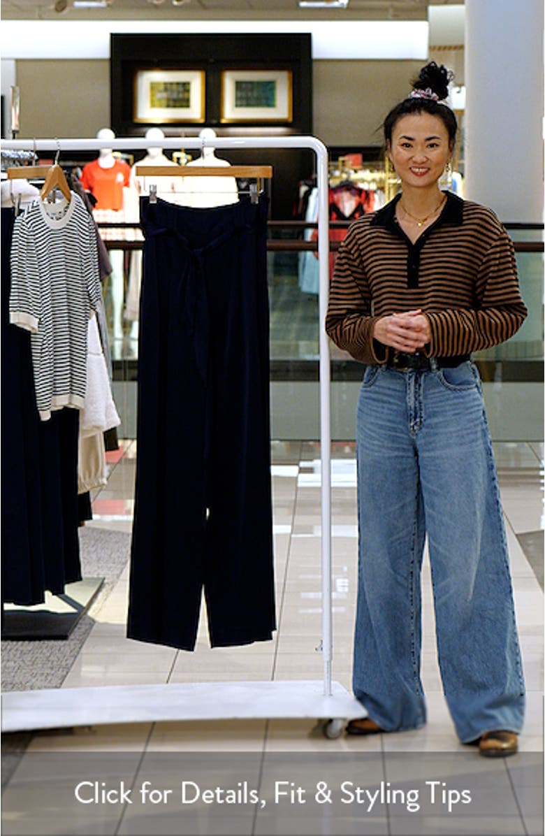 Tie Waist Satin Pants, sales video thumbnail