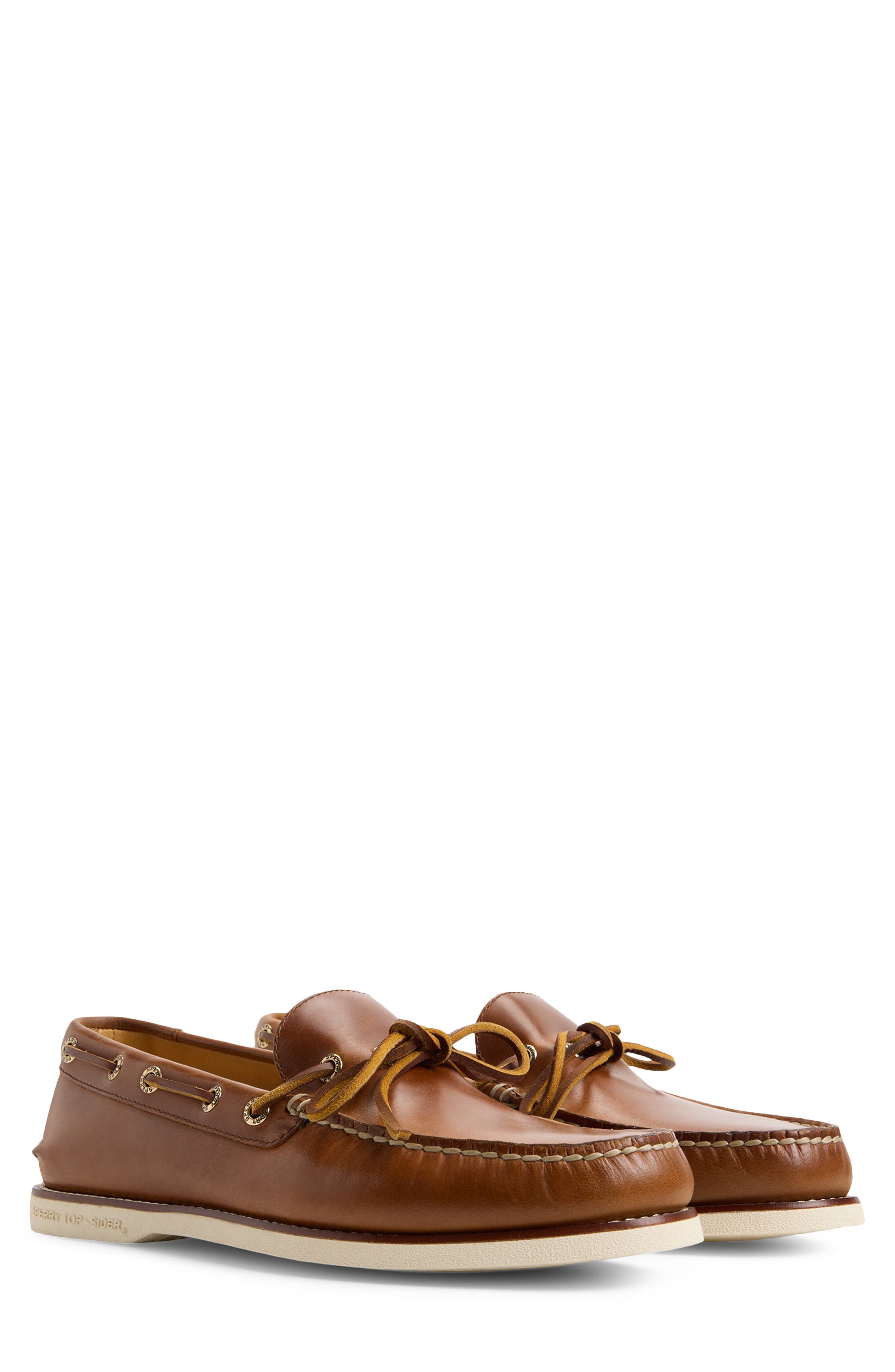 Sperry The Gold Cup Authentic Original 1-Eye Boat Shoe, Alternate, color, Tan