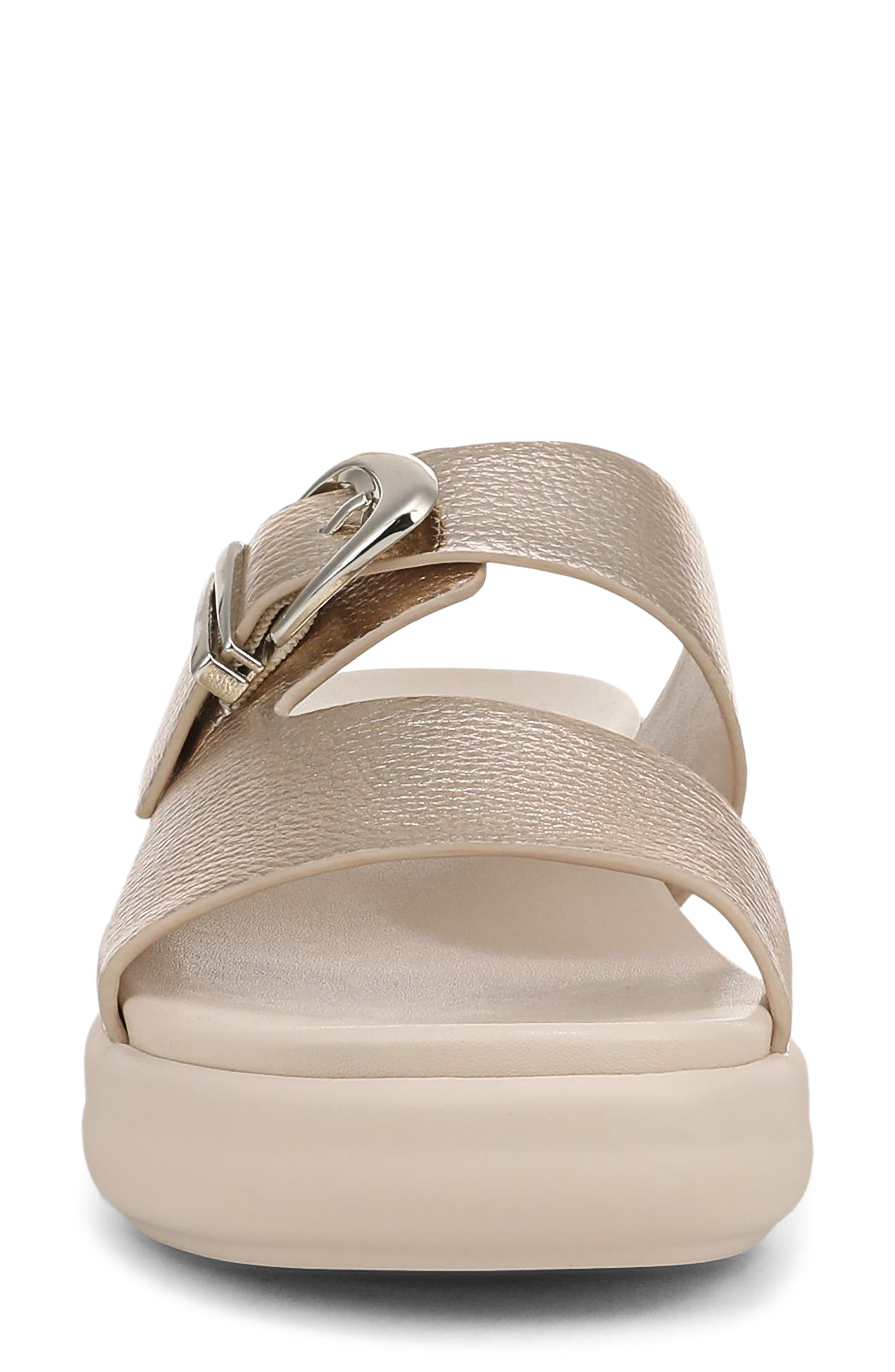 Calista Slide Sandal, Alternate, color, LIGHT CHAMPAGNE