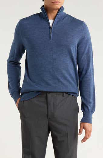 Brooks Brothers Swift Merino Wool Half Zip Pullover