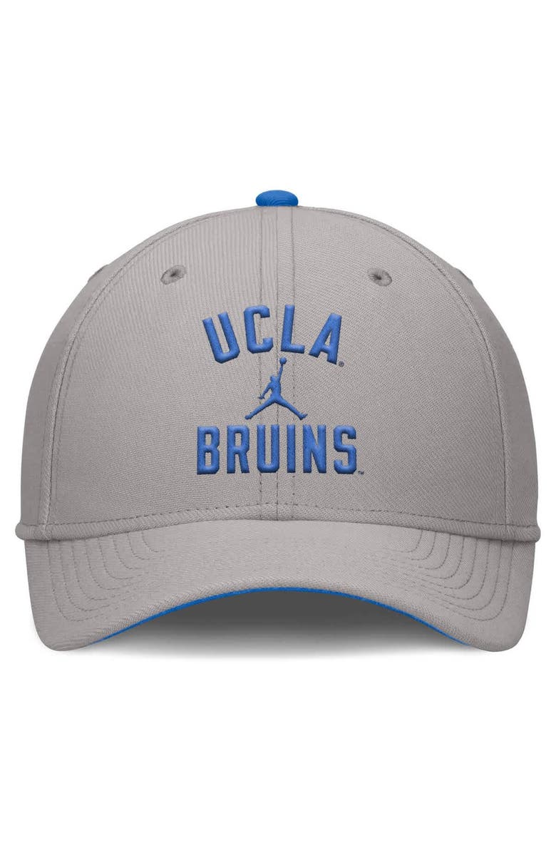 Jordan Brand Men's Jordan Brand Gray UCLA Bruins Rise Prep Performance Flex Hat, Alternate, color, Gray