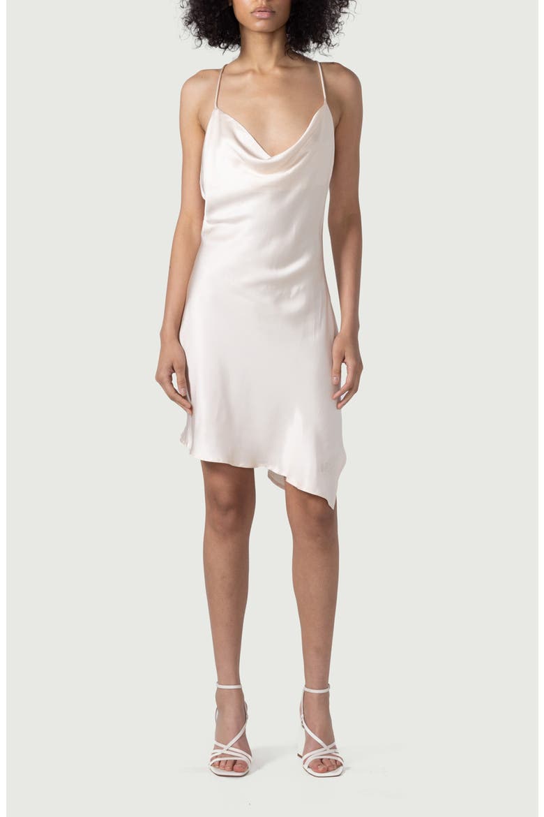 Asymmetric Slipdress, Main, color, BONE