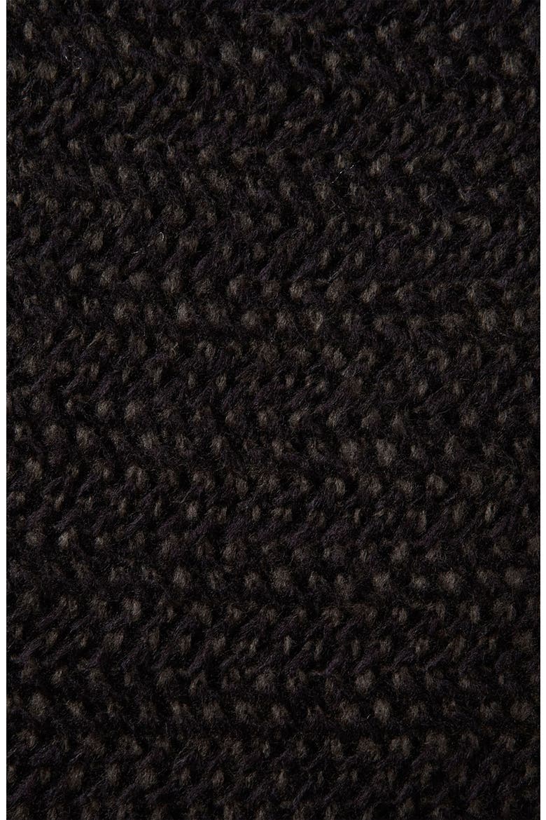 Marled Sweater Infinity Scarf, Alternate, color, CHARCOAL