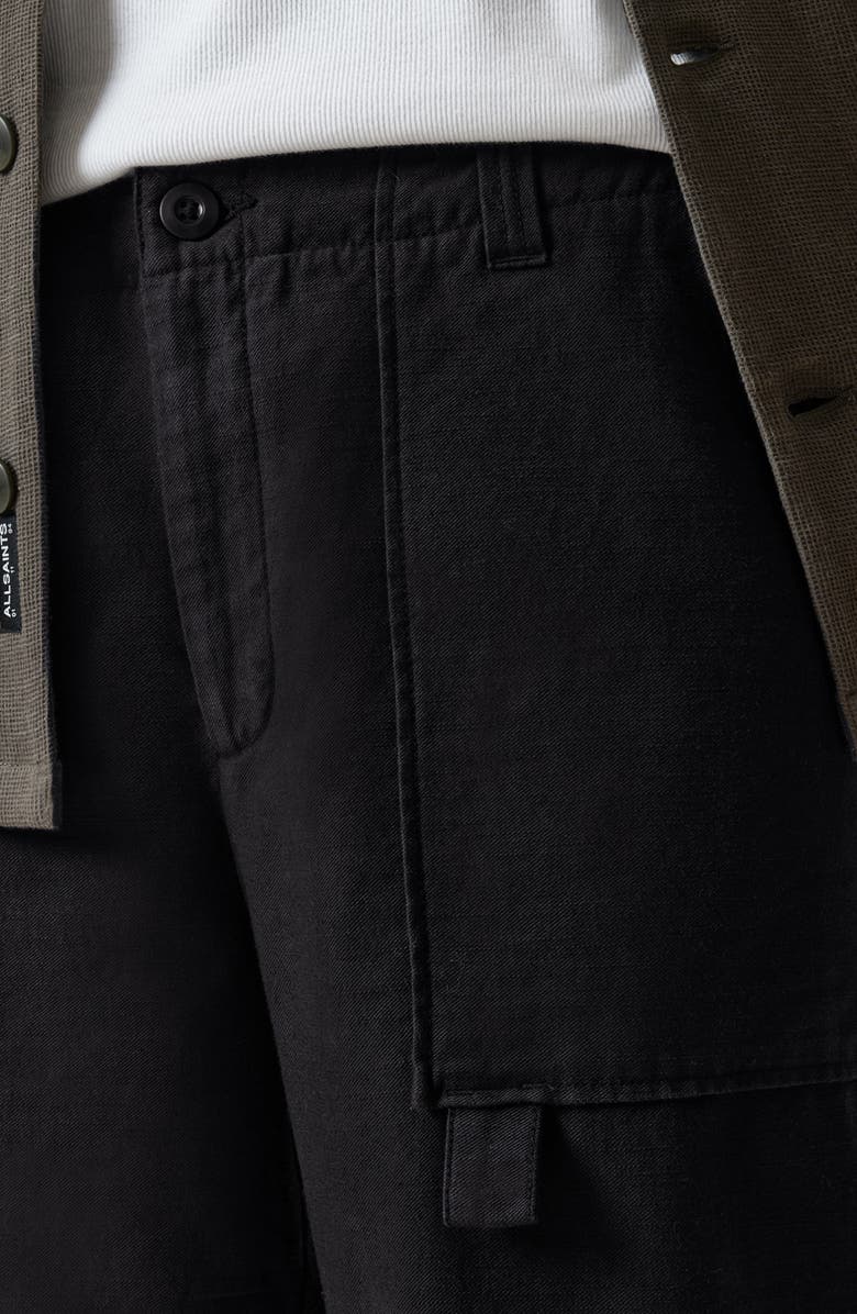 AllSaints Talbot Cotton Shorts, Alternate, color, 