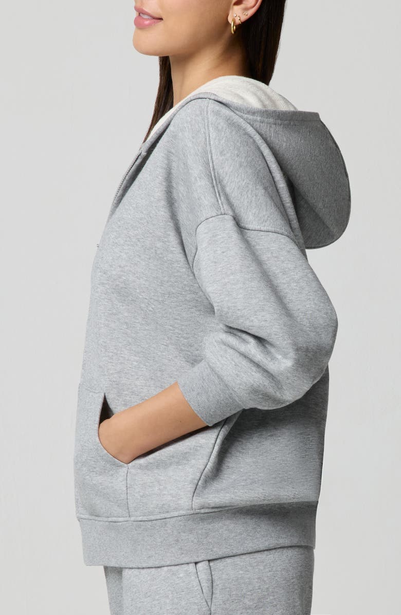 Florence by Mills Cozy Crush Forever Embroidered Oversize Graphic Zip Hoodie, Alternate, color,