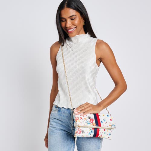 Moda Luxe Jules Print Clutch In White