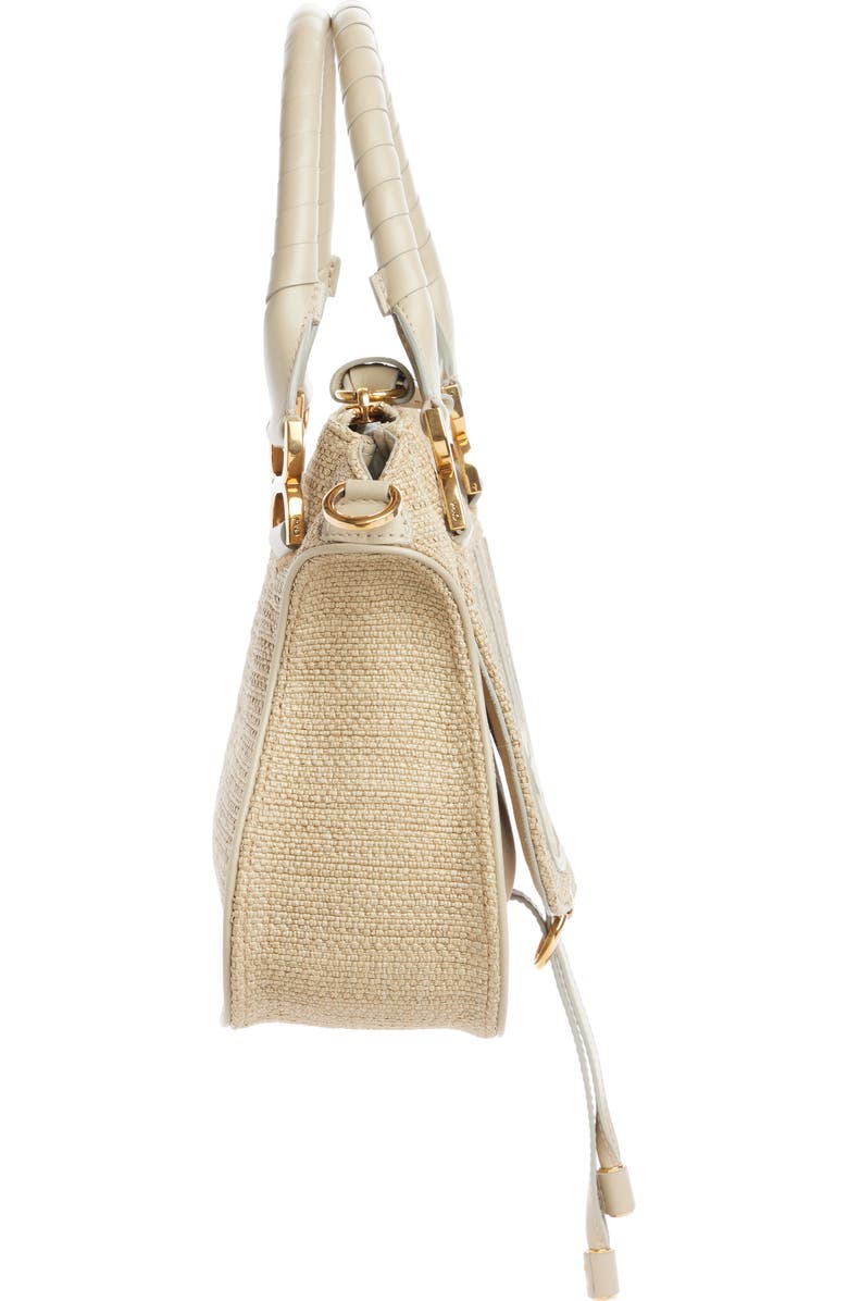 Chloé Marcie Woven Satchel, Alternate, color, Smoky Beige