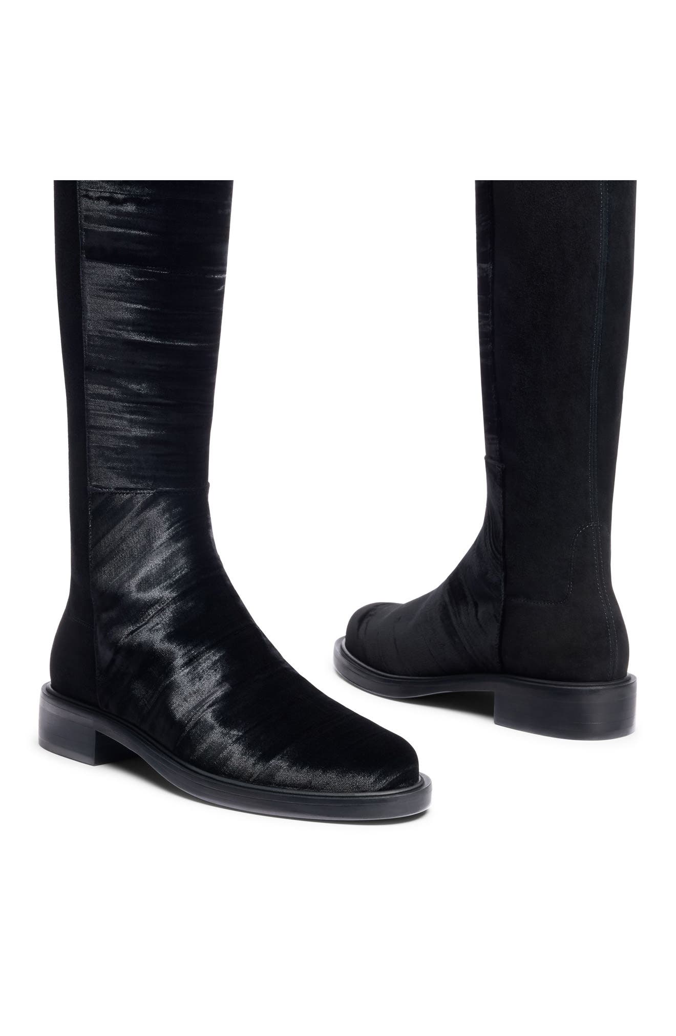 5050 Gisele Over the Knee Boot, Alternate, color, BLACK