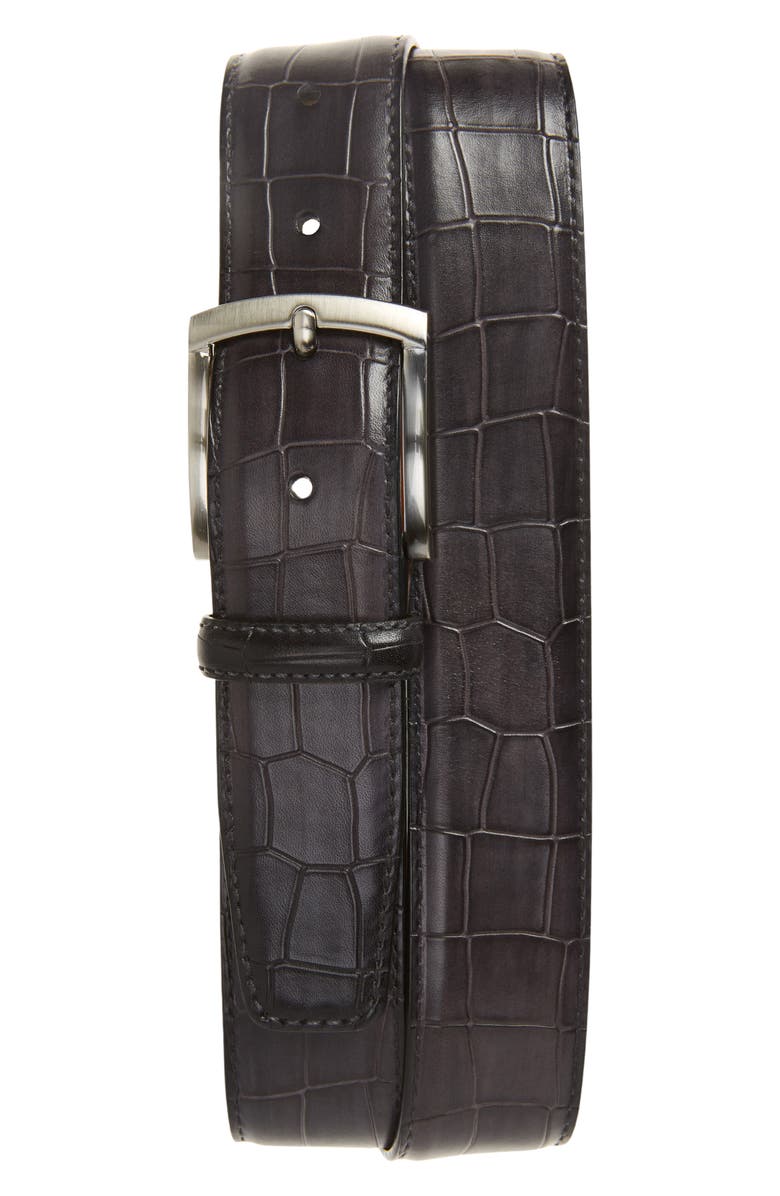 Magnanni Grabar Leather Belt, Main, color,
