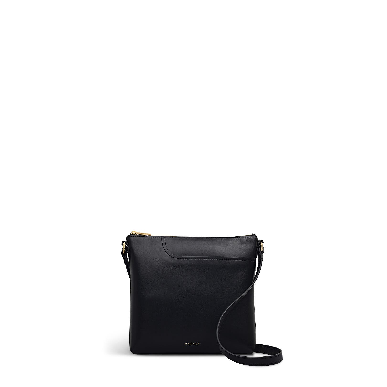 Radley Pockets Small Ziptop Crossbody Bag, Main, color, Black