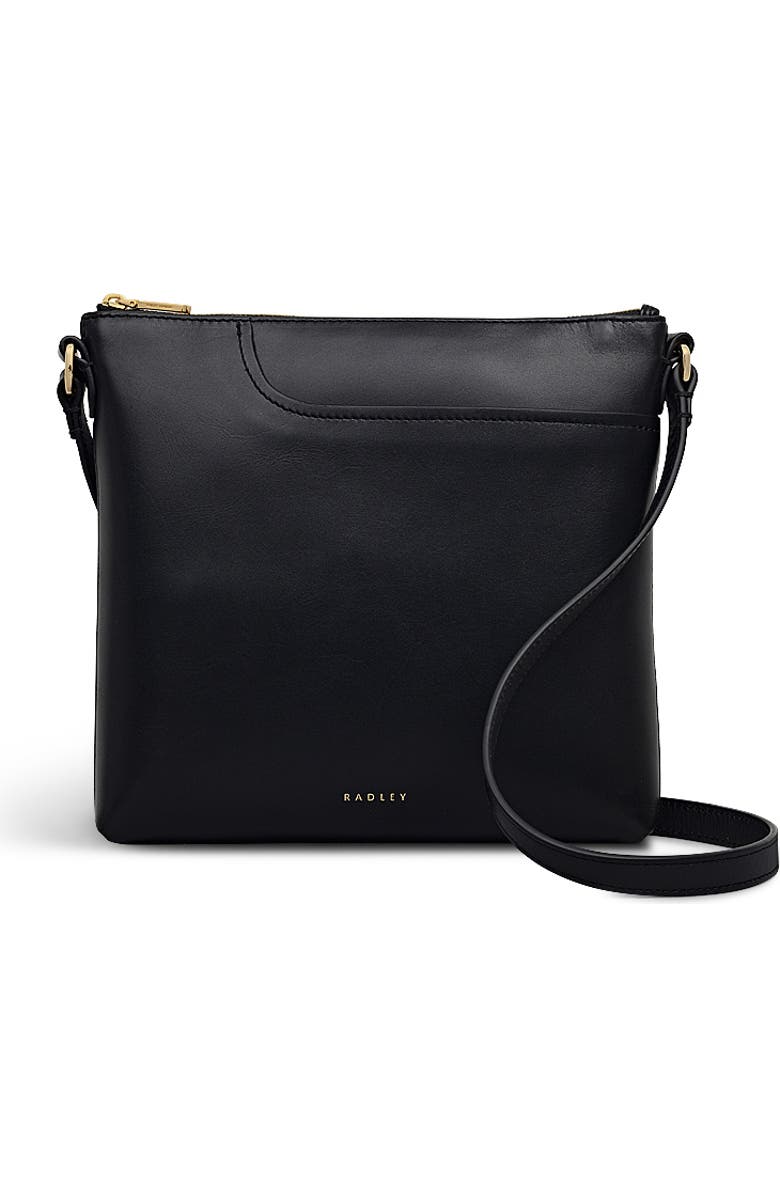 Radley Pockets Small Ziptop Crossbody Bag, Main, color, Black