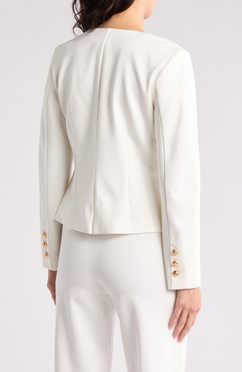 BY DESIGN Europe Ponte Jacket, Alternate, color, Gardenia