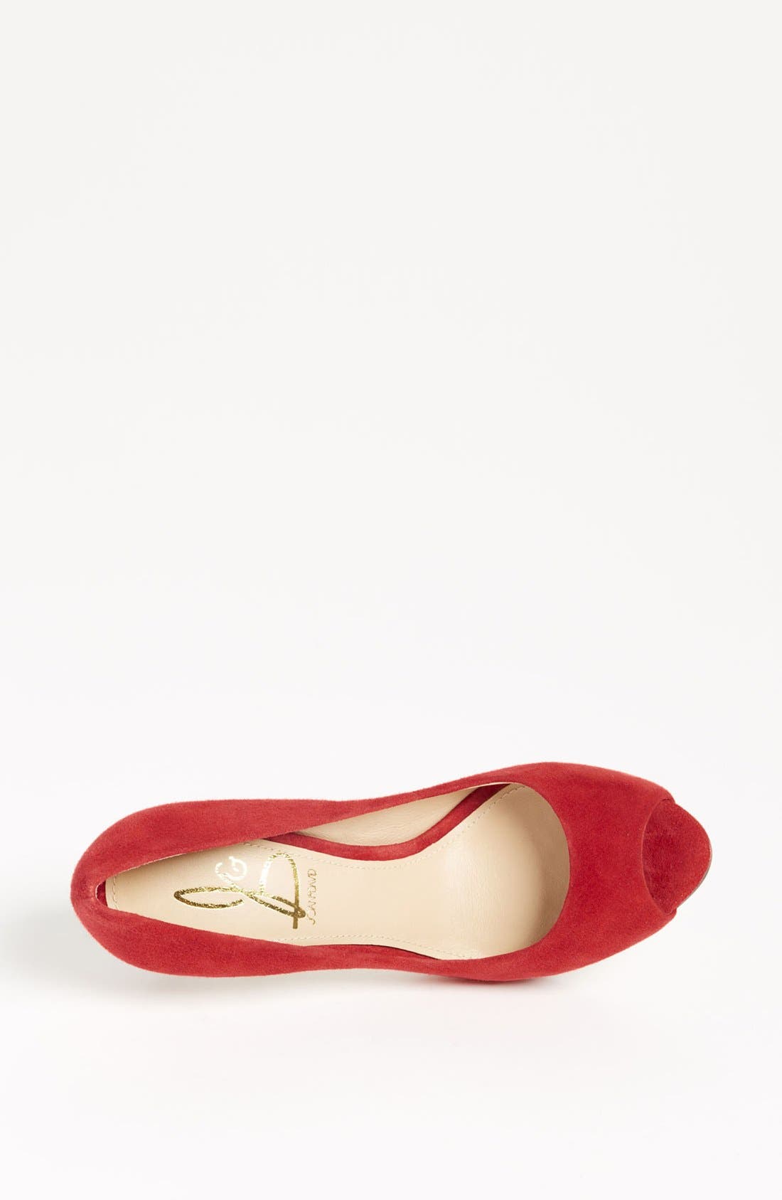 'Delsa' Pump (Nordstrom Exclusive), Alternate, color, RED