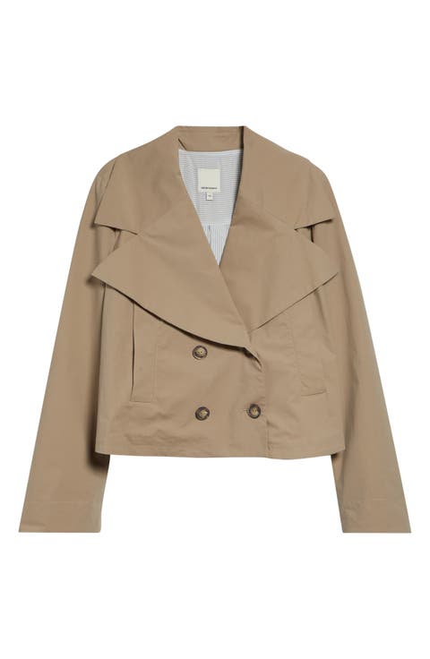 Dune Crop Trench Coat