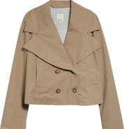 Emporio Armani Dune Crop Trench Coat