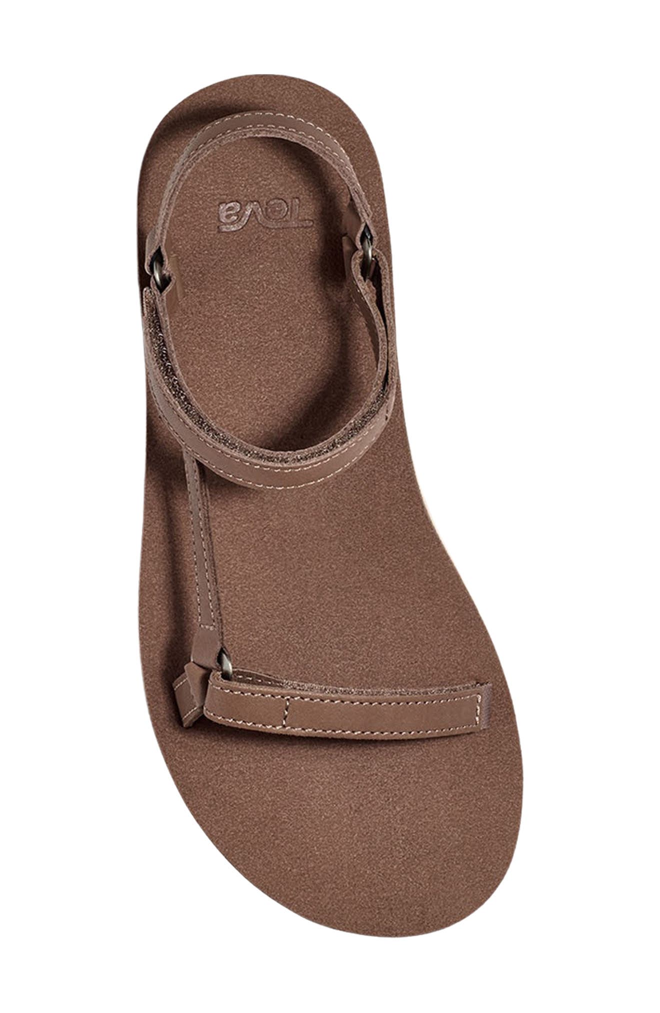 Original Universal Slim Leather Sandal, Alternate, color, ACORN