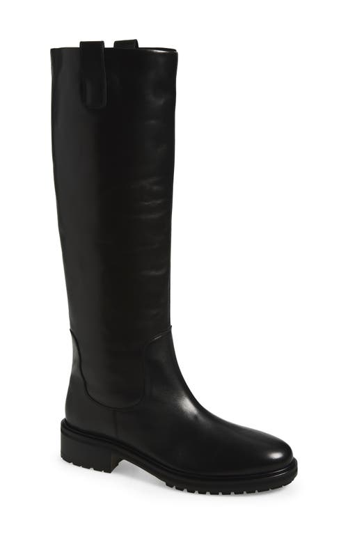 Aeyde Henry Knee High Boot In Black
