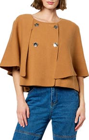 CIEBON Fanny Double Breasted Crop Top