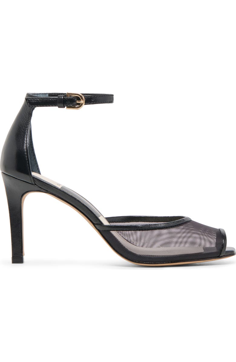 Dolce Vita Serlo Ankle Strap Sandal, Alternate, color, Onyx Mesh