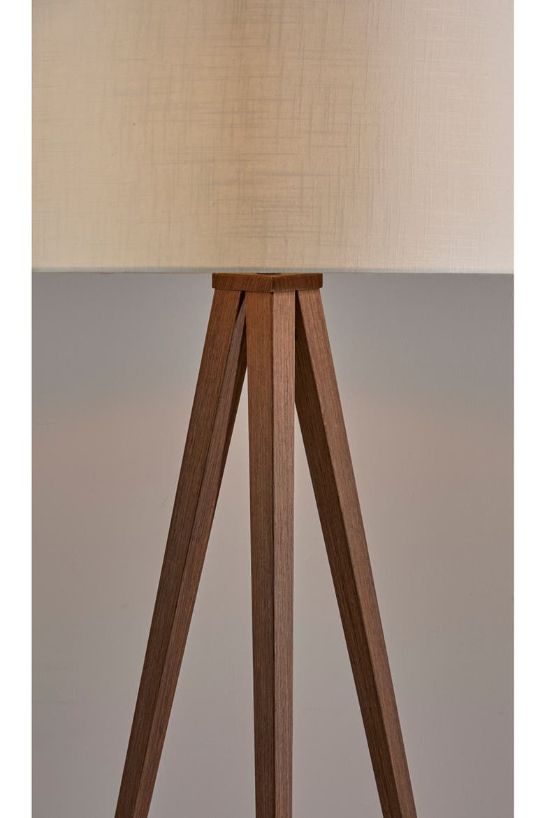 Director Floor Lamp, Alternate, color, METAL WITH ROSEWOOD VENEER