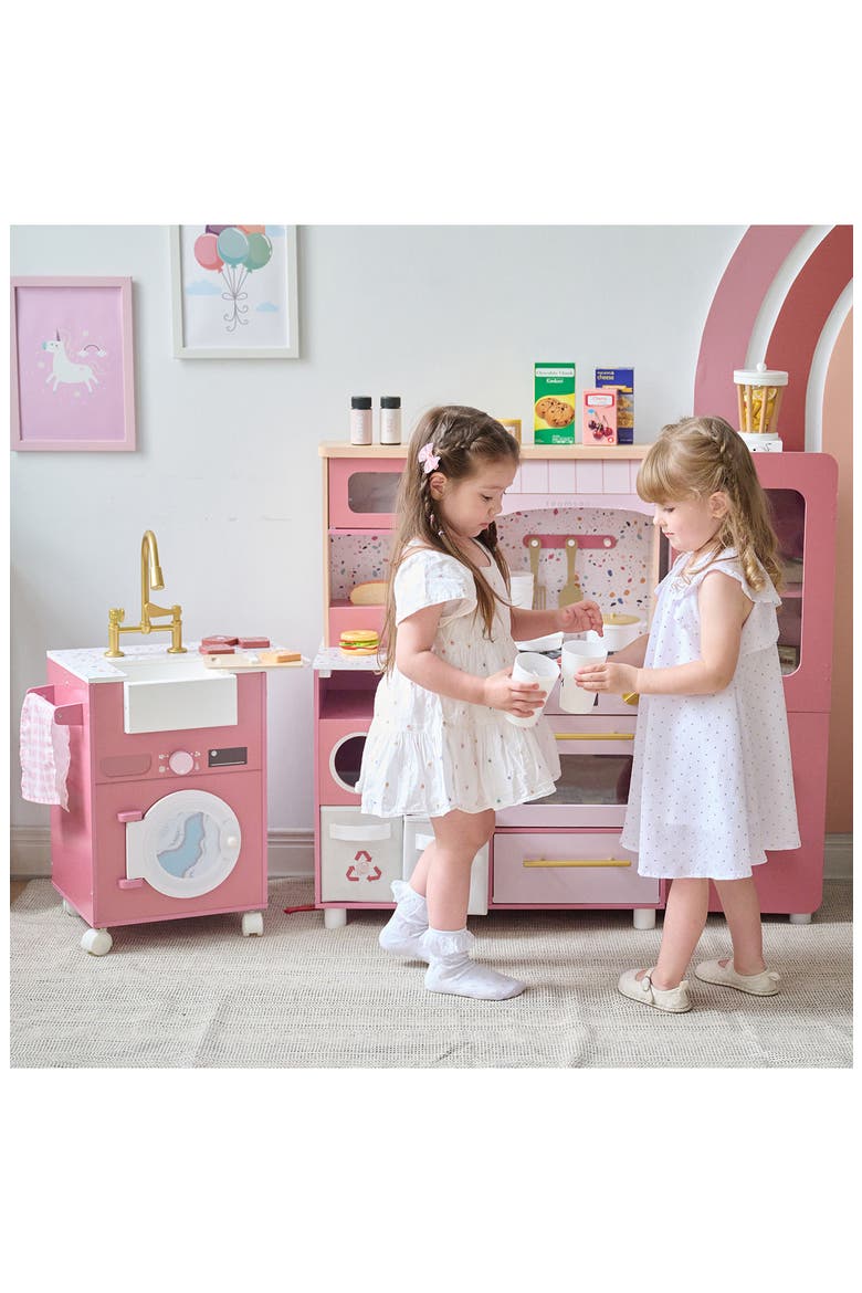 Little Chef Savannah Play Kitchen & Accessories, Alternate, color, PINK