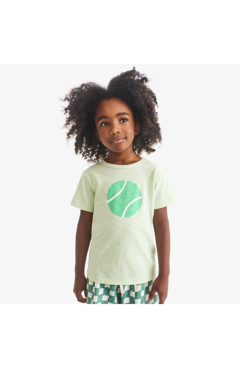 Primary Kids Tennis Ball Tee, Alternate, color, Light Clover Tennis Ball