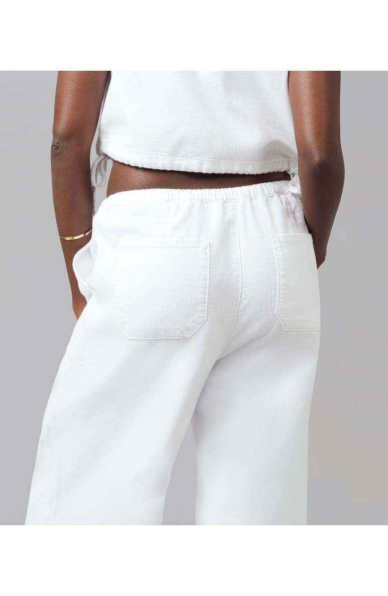 Lola Denim Remy Mid Rise Wide Leg Jeans, Alternate, color, White