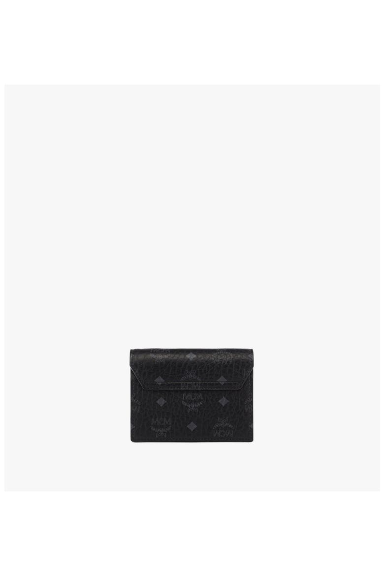 Aren Chain Wallet in Visetos, Alternate, color, Black