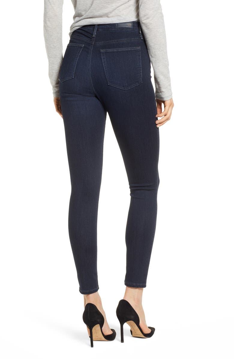 AG The Mila Super High Waist Ankle Skinny Jeans, Alternate, color, 