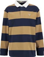 Barbour Broome Stripe Cotton Rugby Shirt
