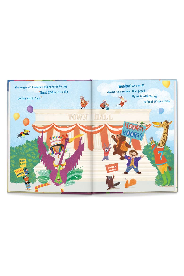 'Super Fantastic Birthday Adventure' Personalized Book, Alternate, color, BLUE