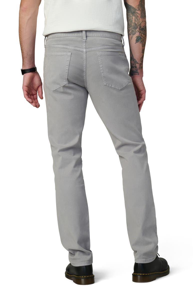 The Asher Slim Fit Five-Pocket Twill Pants, Alternate, color, ULTIMATE GREY