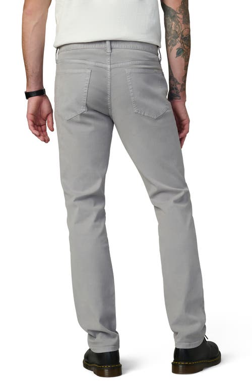 Joe's The Asher Slim Fit Five-pocket Twill Pants In Gray