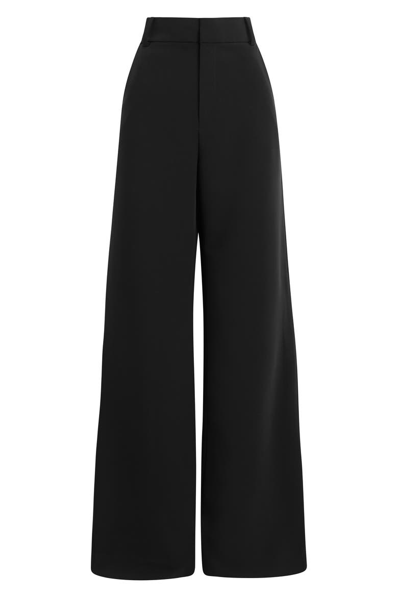 The Jones Wide Leg Pants, Alternate, color, BLACK