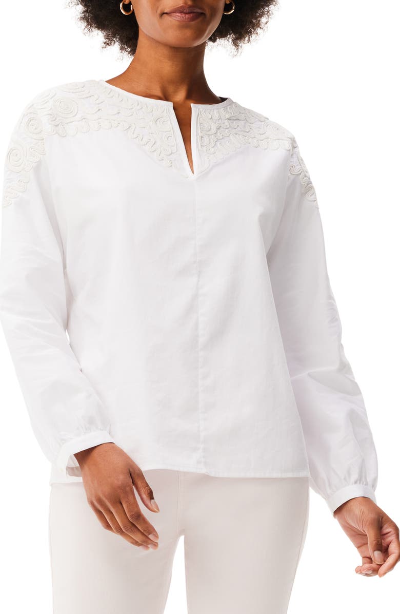 NIC+ZOE Subtle Soutache Top, Main, color, 