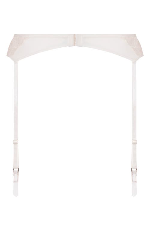 HUNKEMOLLER HUNKEMÖLLER LAUREN EMBROIDERED MESH GARTER BELT 