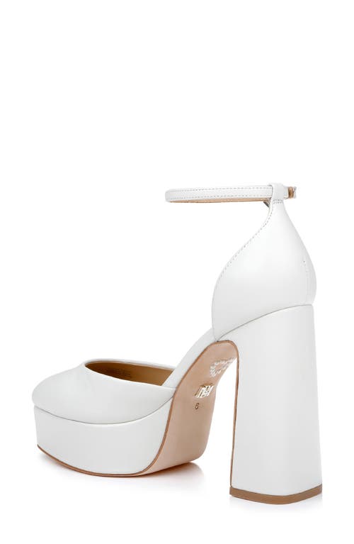 BADGLEY MISCHKA BADGLEY MISCHKA COLLECTION JAYDA II ANKLE STRAP PLATFORM PUMP 