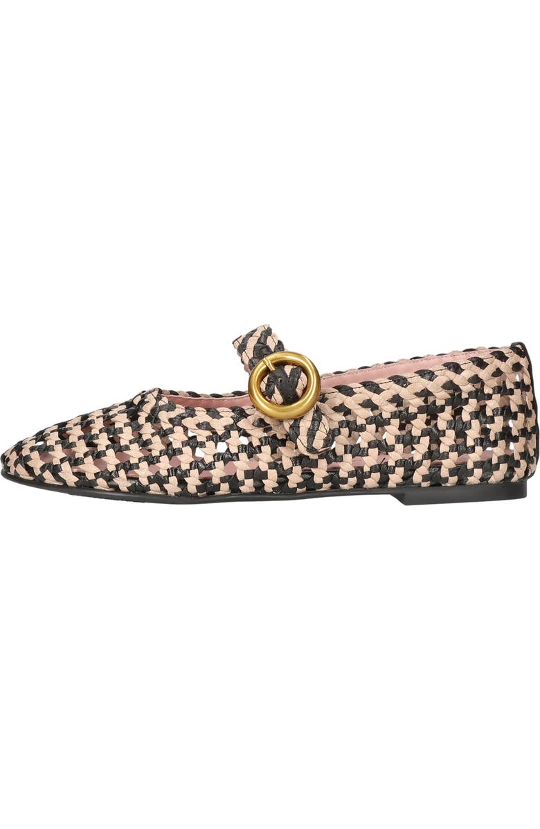 Pretty Ballerinas Woven Mary Jane, Main, color, Black