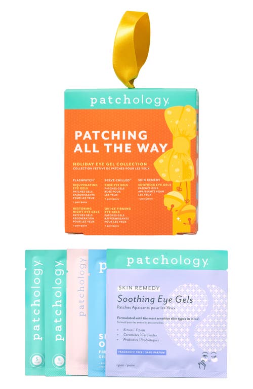 Patchology Patching All The Way Holiday Eye Gel Collection Set $21 Value In Transparent