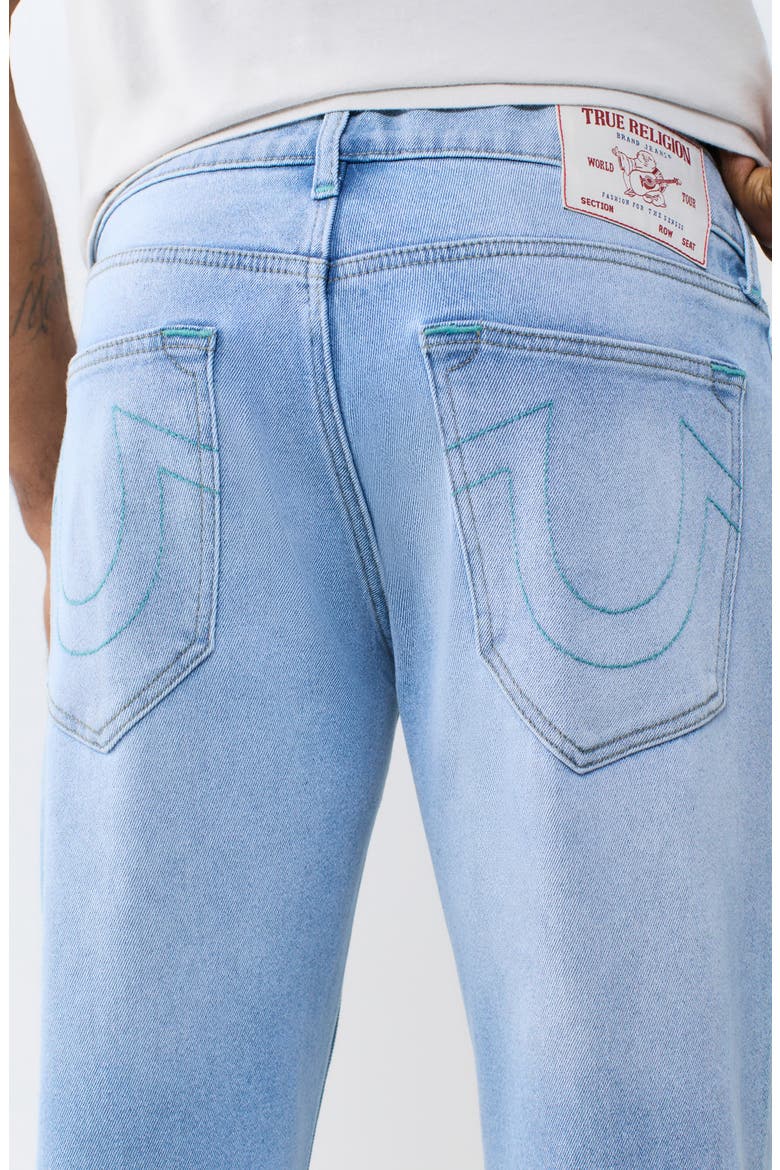 Ricky Straight Leg Jeans, Alternate, color, LIGHT BLUE SUEDE WASH