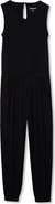Lands' End Girls Casual Knit Jumpsuit