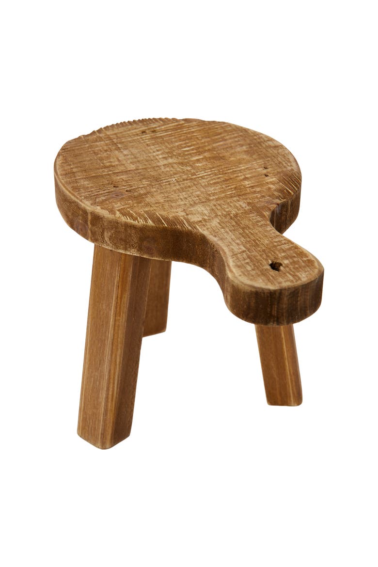 Fir Wood Pedestal, Alternate, color, Natural