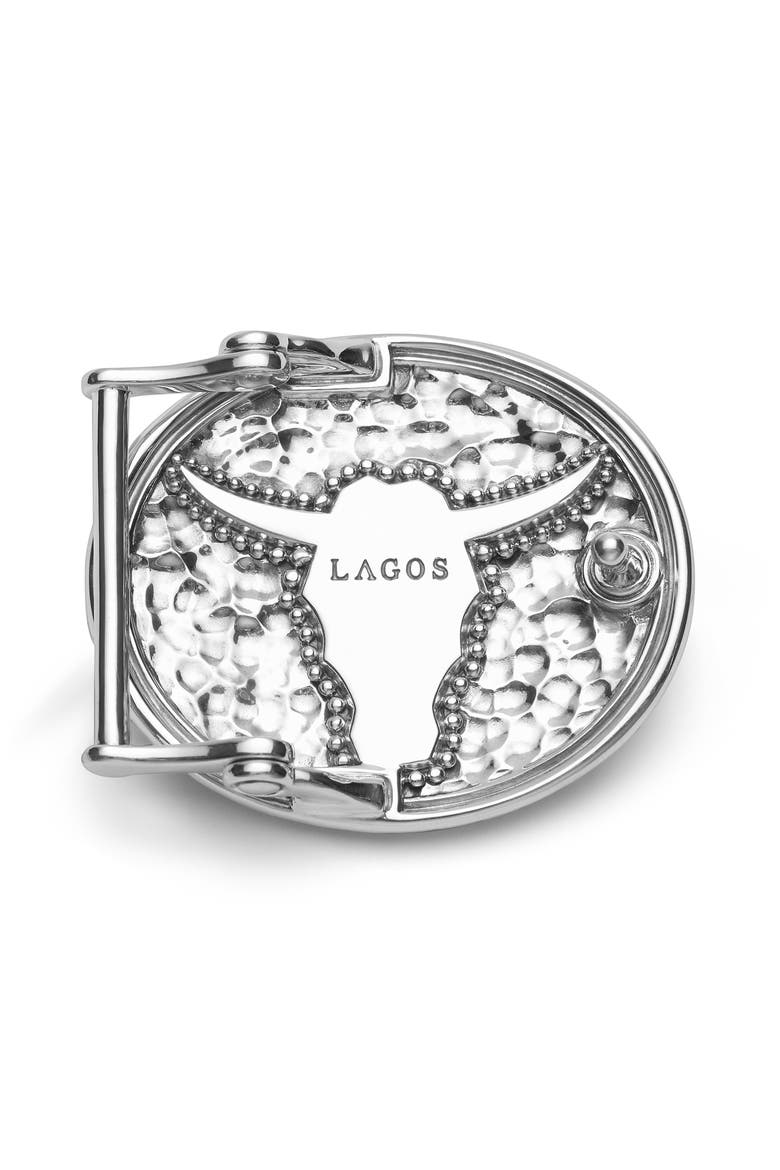 Men's Anthem Longhorn Belt Buckle, Alternate, color, TWO TONE