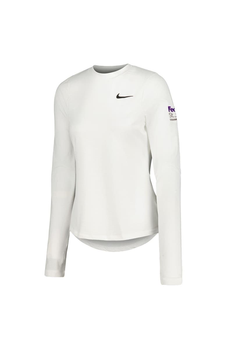 Nike Women's Nike White FedEx St. Jude Championship UV Victory Print Performance Long Sleeve Top, Alternate, color, White