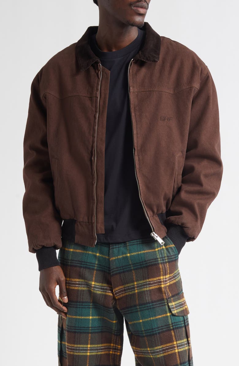 Sky High Farm Workwear Gender Inclusive Canvas Work Jacket, Main, color, Brown