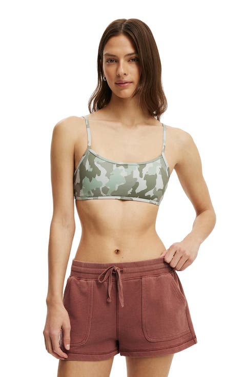 Women's Active Ultra Soft Double Strap Back Crop