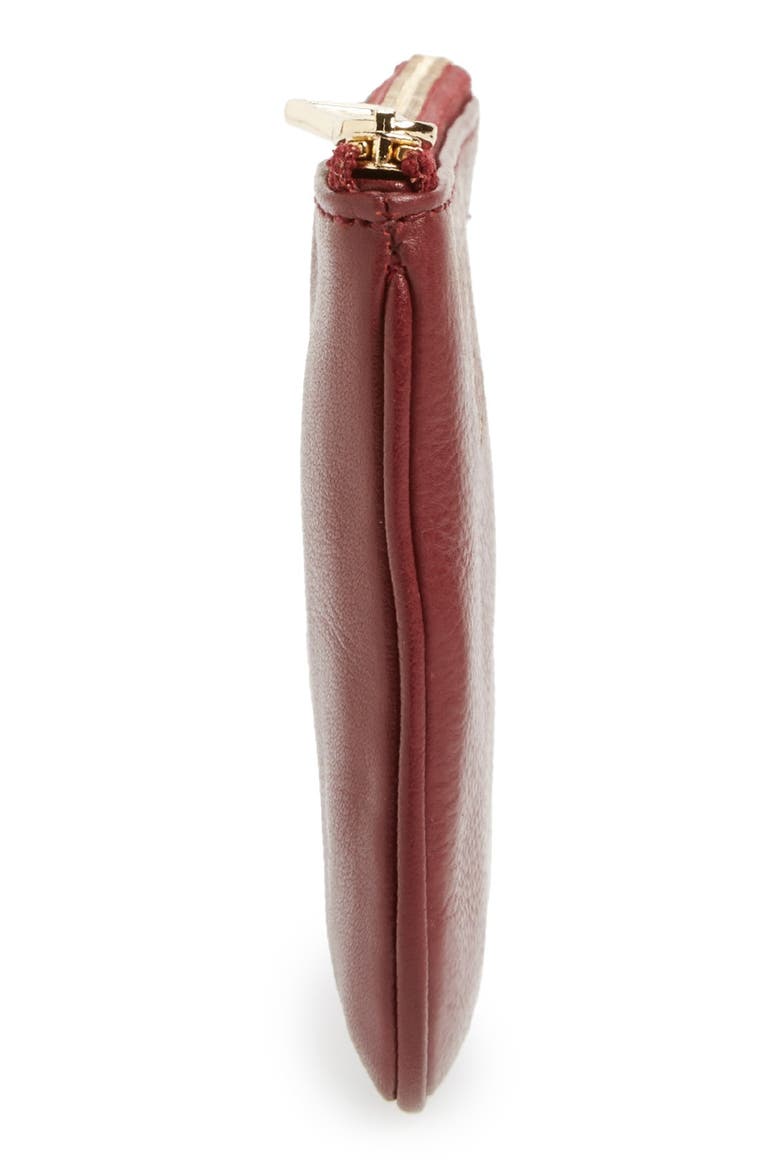 'Cory - I Like Boys With Accents' Pouch, Alternate, color, BURGUNDY