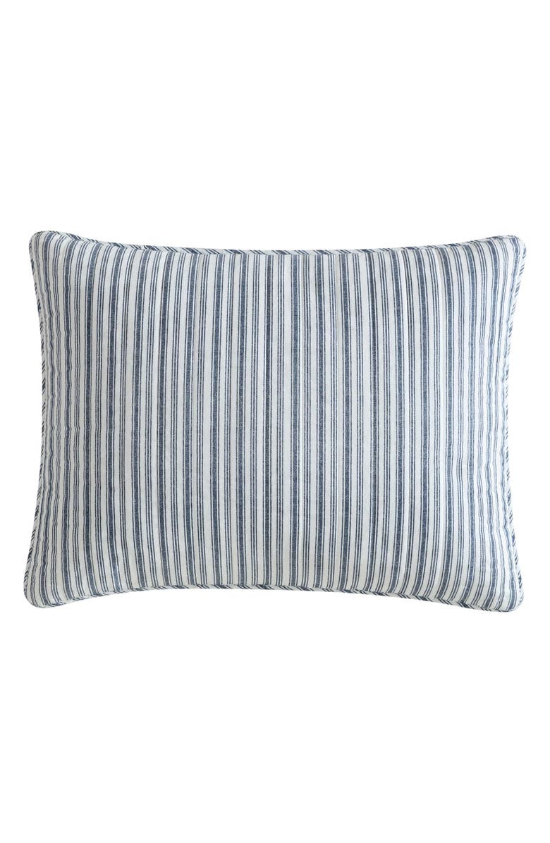 Nautica Coleridge Stripe Queen Quilt Set, Alternate, color, Dark Blue