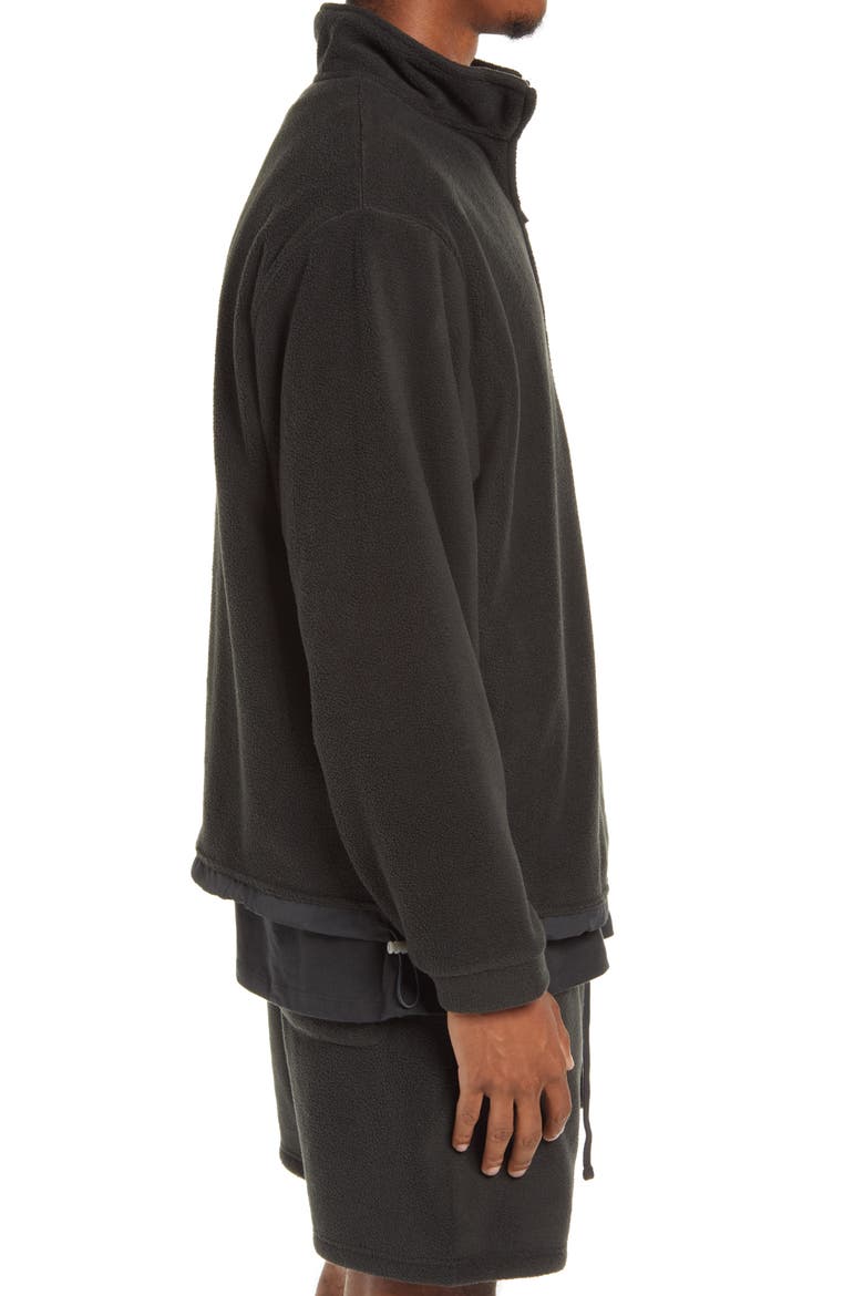 Half Zip Fleece Pullover, Alternate, color, STRETCH LIMO